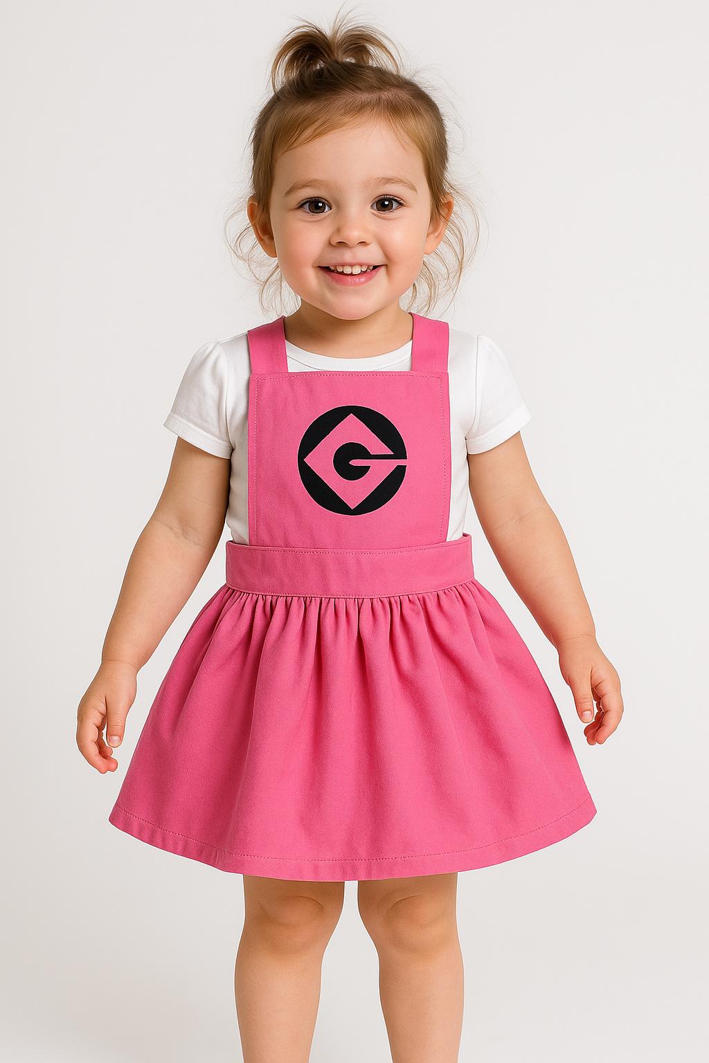 minion pink dress Girls Pink Minion Birthday Dress – Despicable Me Inspired Tutu Outfit for  Toddlers & Kids