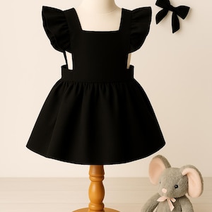 fitted t shirt midi dress Snagafore Pinafore Dress - Figgy Pudding