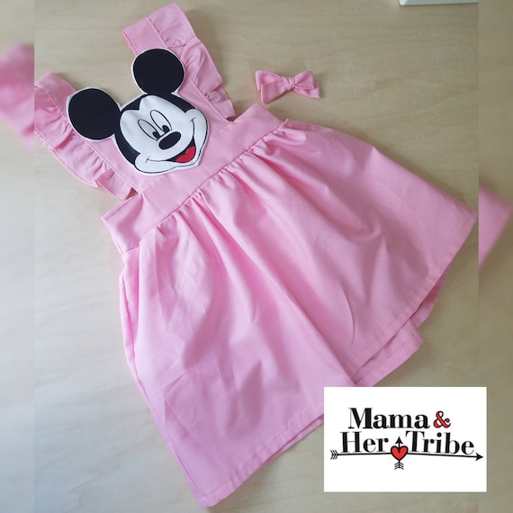 mickey mouse pinafore dress