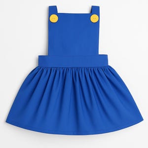 Handmade Super Mario Inspired Costume Overall Dress Bild 1