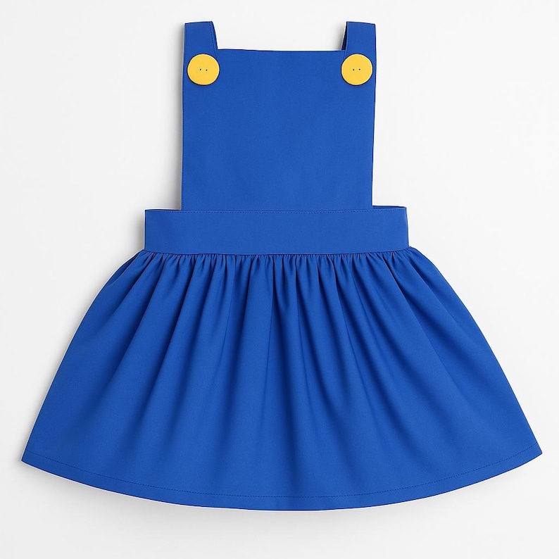 Handmade Super Mario Inspired Costume Overall Dress Bild 1