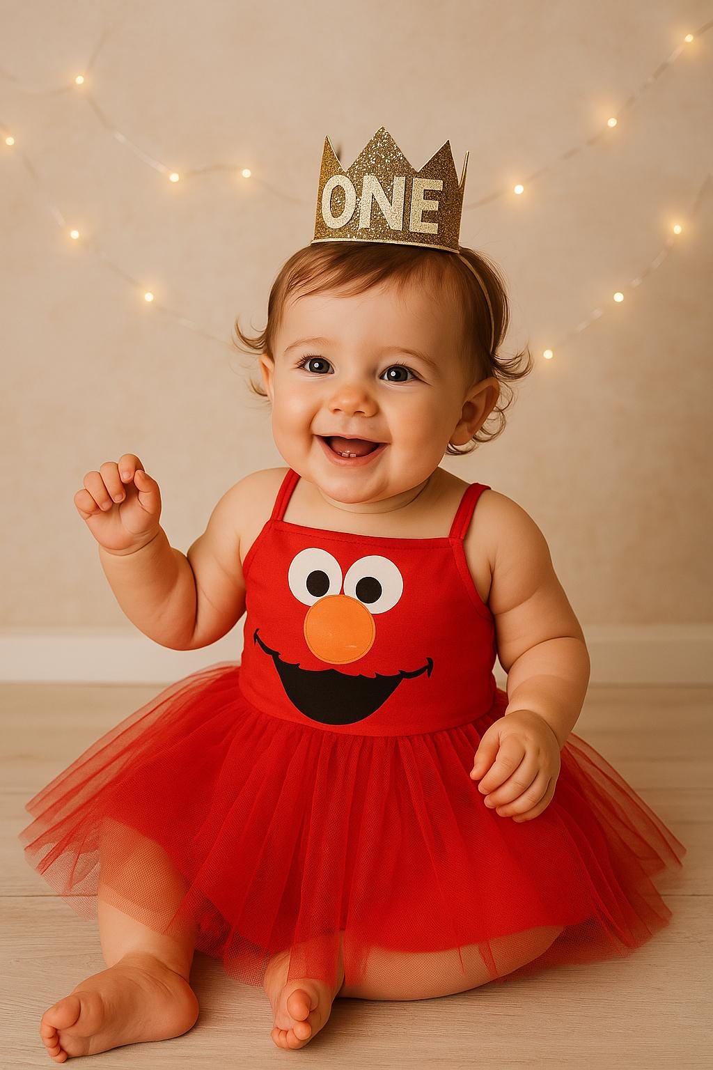 Red character tutu