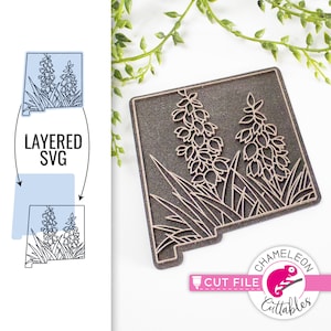 New Mexico SVG, Flower SVG, Glowforge file, Cricut designs, Thunder SVG, State design, Thunder file, Digital File, Digital Download