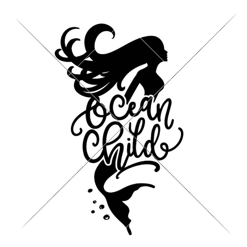 Download Commercial Use Digital Design Be A Mermaid In Sea Of Fish Summer Beach Svg Dxf Files For Cutting Machines Like Silhouette Cameo And Cricut Printing Printmaking Craft Supplies Tools