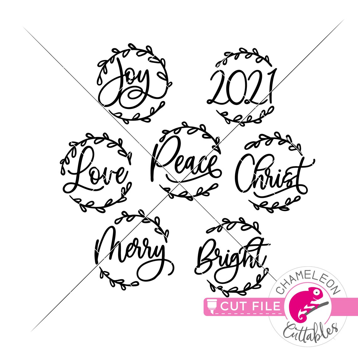 SVG PNG DXF Jpeg Christmas Ornament Svg Bundle 7 Files | Etsy