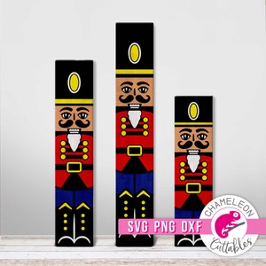 Nutcracker porch sign Christmas SVG, vertical files for vinyl stencil, long front door sign , Cutting Machine, Commercial Use Digital Design