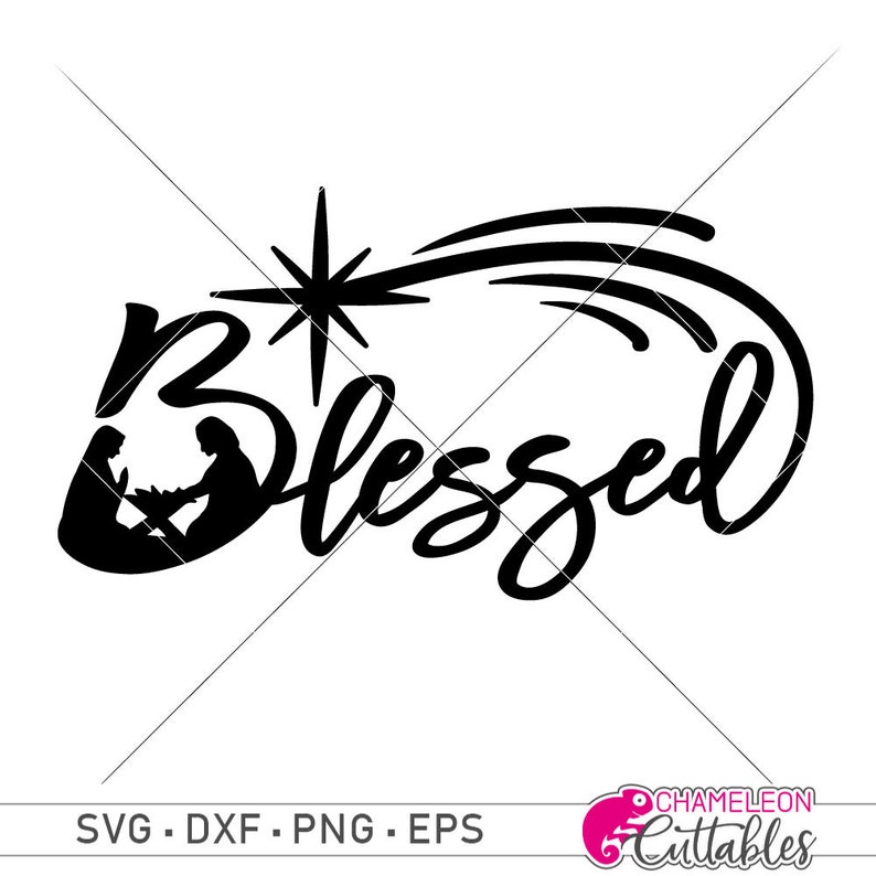 Download Bendecido con la escena del belén SVG eps dxf png Archivos ...