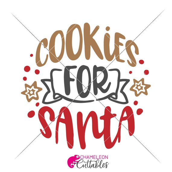 Download Free Cookies For Santa For Round Christmas Plate File Svg Dxf Eps Etsy SVG DXF Cut File