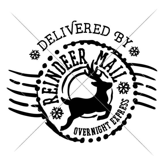 Download Reindeer Mail Santa Sack Svg Eps Dxf Png Files For Cutting Etsy PSD Mockup Templates