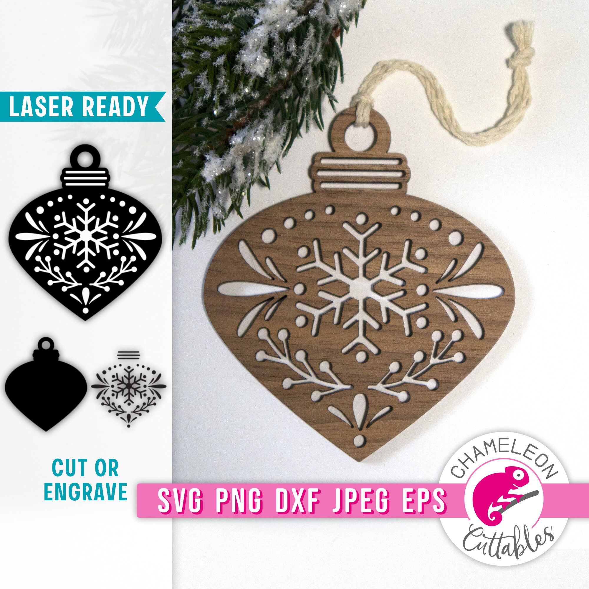 SVG PNG DXF Jpeg Christmas Ornament Svg Christmas - Etsy