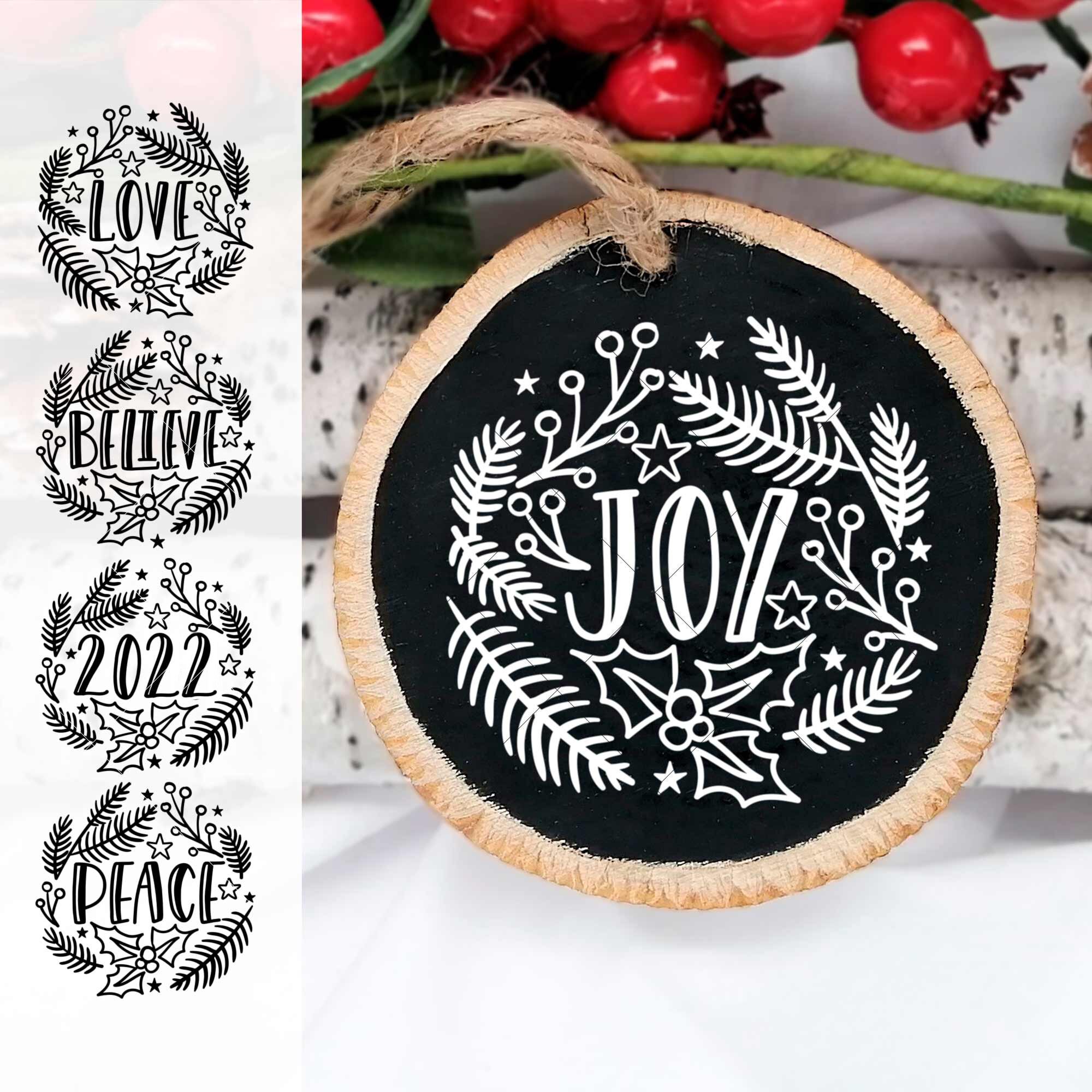 SVG PNG DXF Jpeg Christmas Ornament Svg File Bundle for - Etsy