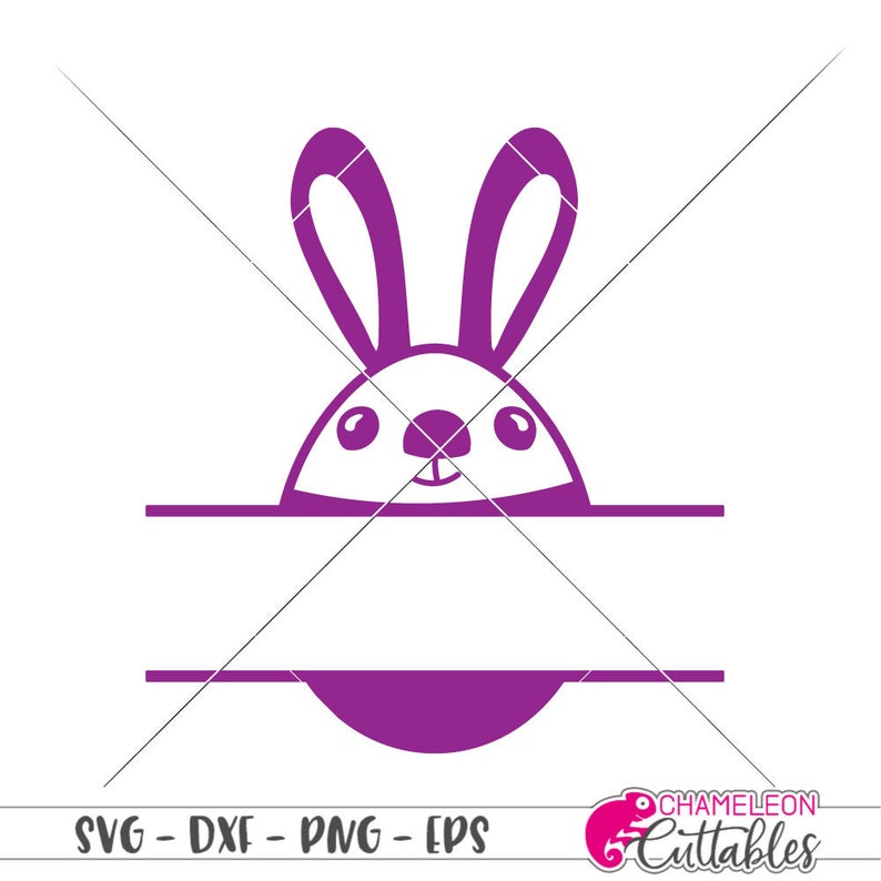 Download Split Design Svg Files For Cutting Machines Like Silhouette Cameo And Cricut Easter Bunny Egg Frame For Name Commercial Use Digital Design Craft Supplies Tools Printing Printmaking