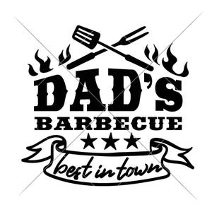Download Dad's Barbecue Grill Skull Apron SVG dxf File for Cutting | Etsy