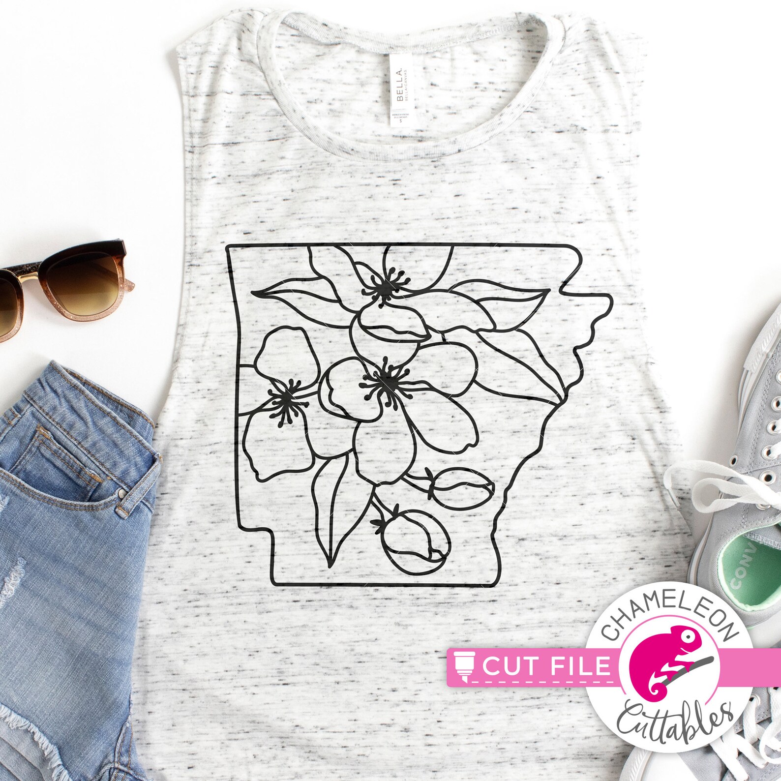 Alaska state flower SVG Alaska outline design png dxf File Etsy