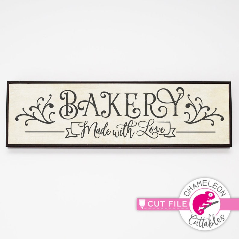 Bakery design for wood sign vintage Farmhouse kitchen SVG | Etsy
