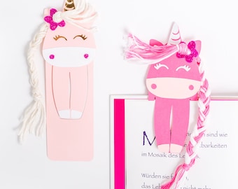 Unicorn Bookmark Template Magical SVG dxf png Files for Cutting Machines like Silhouette Cameo and Cricut, Commercial Use Digital Design