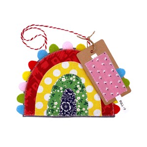 Rainbow Hanging Decoration / Personalised Hidden Message
