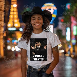 ベイシャツ、カウボーイ・カーター・ツアー、Most Wanted Tシャツ、Bey Wanted Tシャツ、ベイシャツ、ベイファンギフト、BeyHive、ベイコンサートシャツ