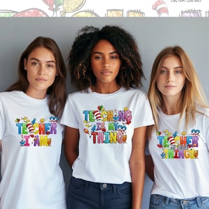 Lehrer der kleinen Dinge Shirt, Lehrer ich bin Shirt, Lehrer aller Dinge, Katze im Hut Shirt, Lehrer Hoodie, lesen in ganz Amerika