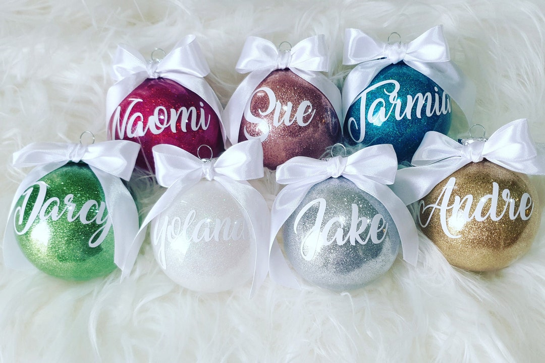 Christmas Baubles Custom SOLD OUT Etsy New Zealand