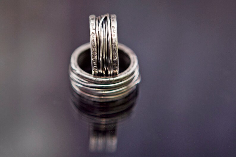 His and his ring Gay promise ring set Gay couple ring set Etsy