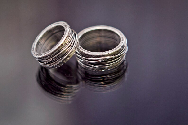 His and his ring Gay promise ring set Gay couple ring set Etsy