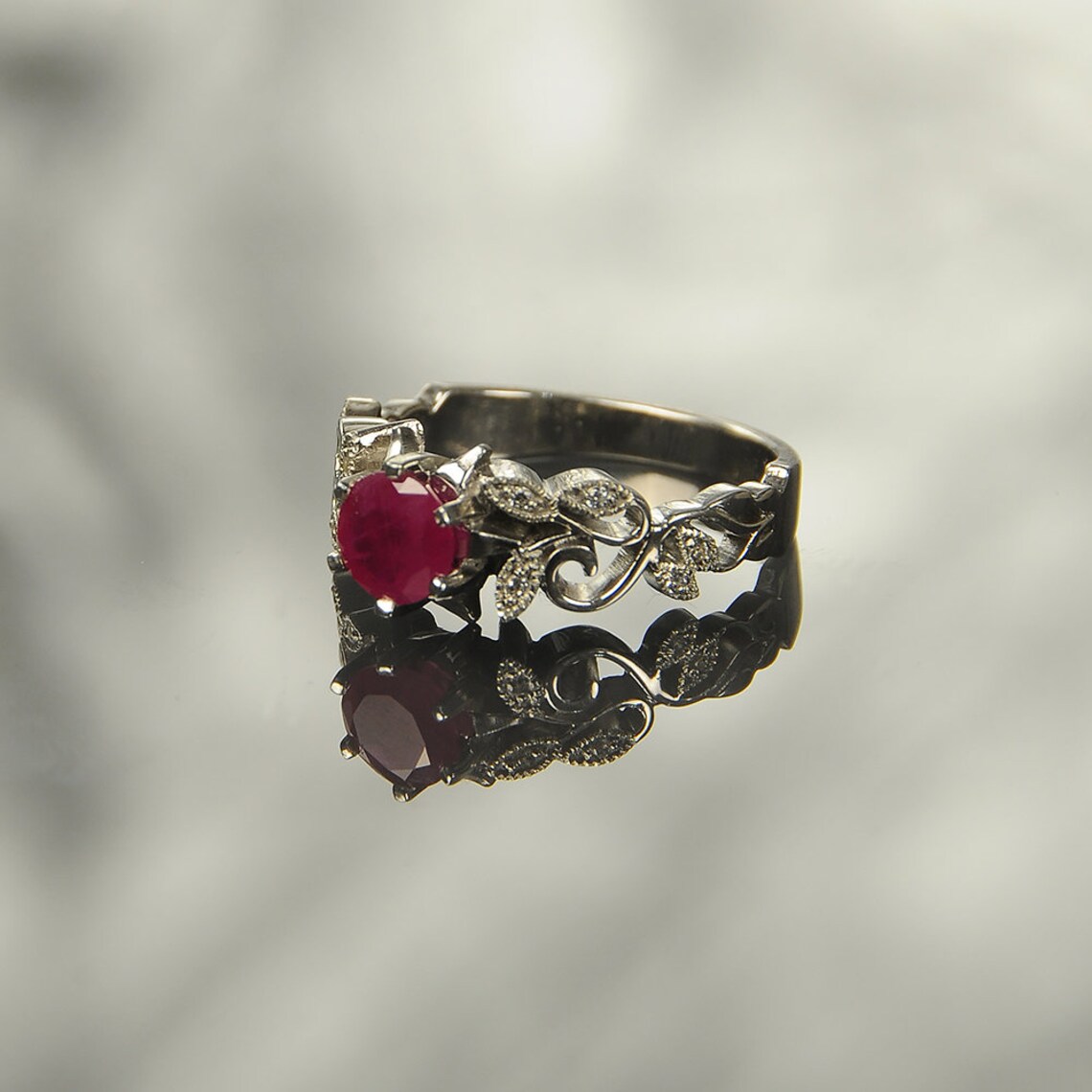 Genuine Ruby Stud Earrings Natural Ruby Earrings Natural Ruby | Etsy