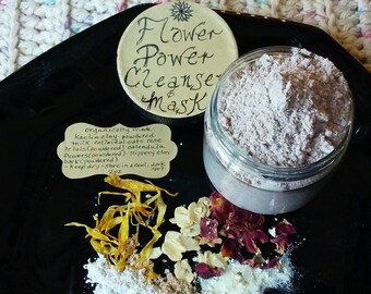 Flower Power or Citrus Charge Cleansing Grains & Mask