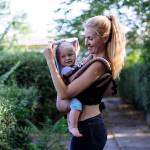 Portabebés Nashsling SOLO MADRID, Portabebés para recién nacidos y niños pequeños, Portabebés de algodón, Portabebés ergonómico, Portabebés 0 m+