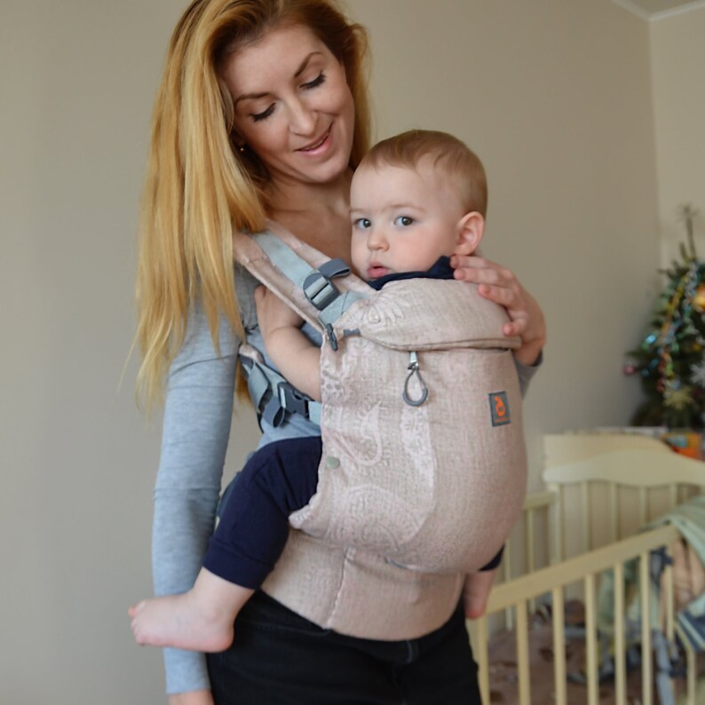 linen baby carrier