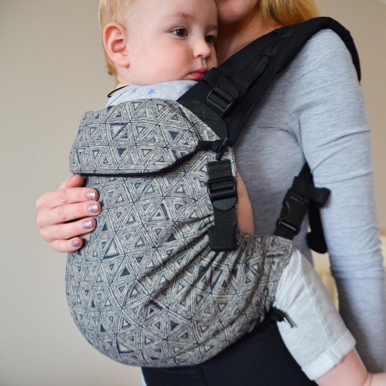 Linen Baby Carrier for newborns and todlers Newborn Carrier Etsy