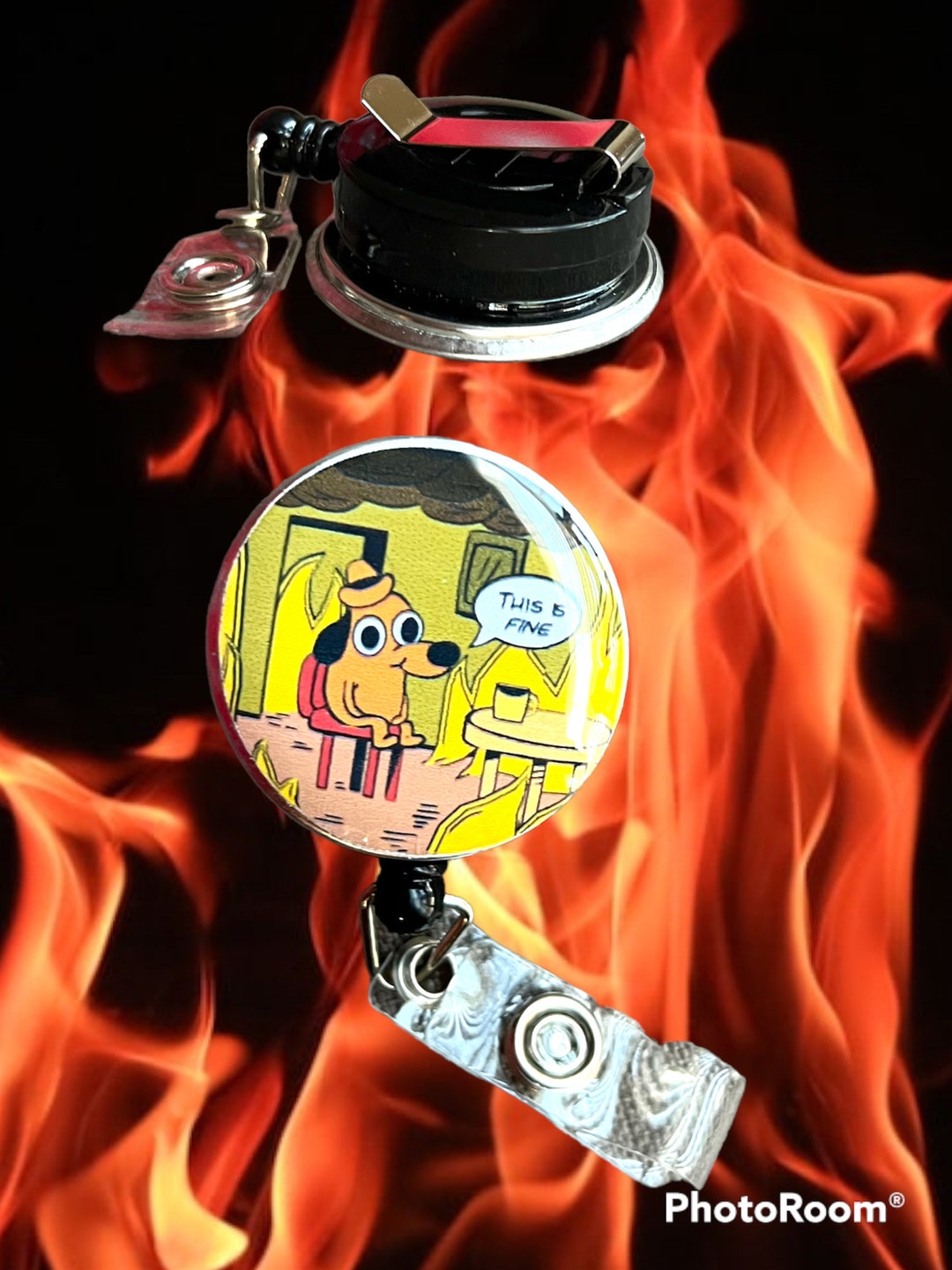 This is Fine Badge Reel Etsy
