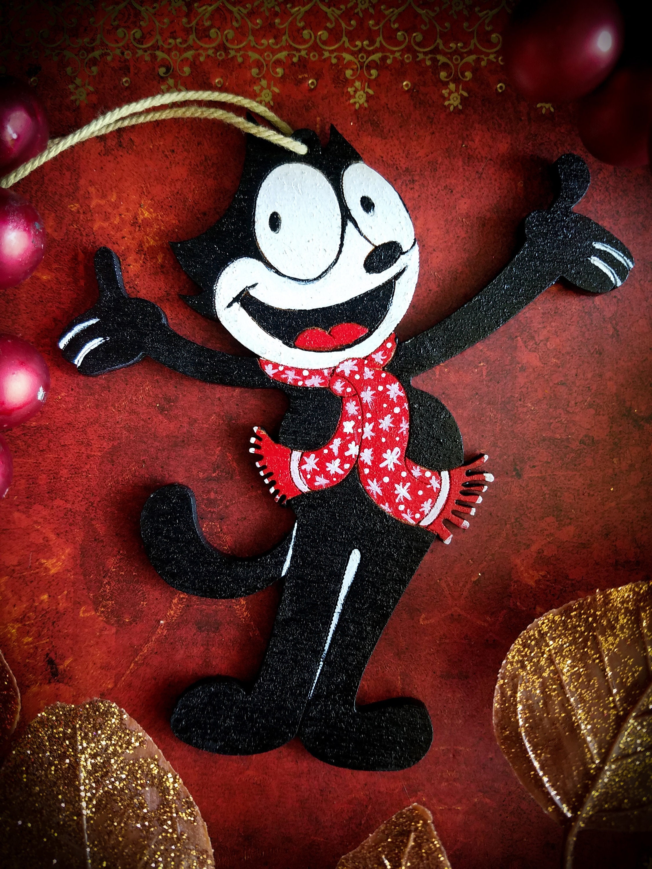 ▷ Painting Felix the cat by Kedarone