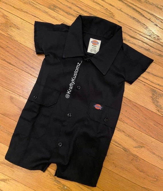 dickies romper shorts