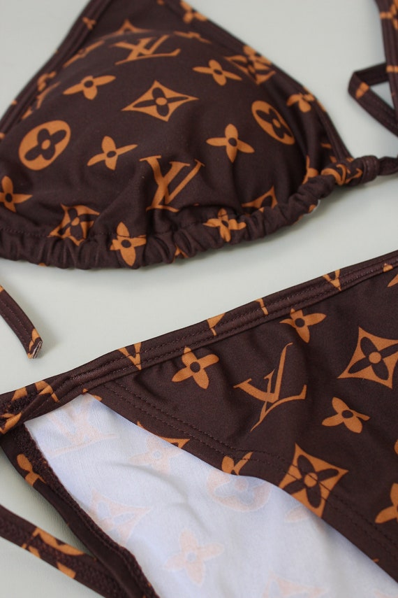 Louis Vuitton Inspired Bikini Swimsuit LV Bikini Louis 