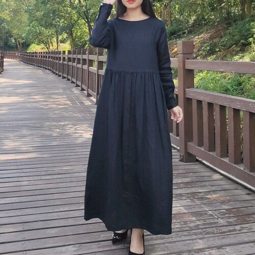 Women Cotton Dresses Sleeveless Maxi Dress Long Sundress Loose - Etsy