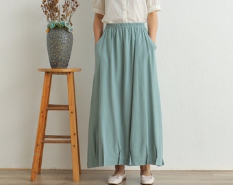 Winter/Fall Heavier Cotton Skirt Loose Warm Skirts , I can make All Pants in thick cloth