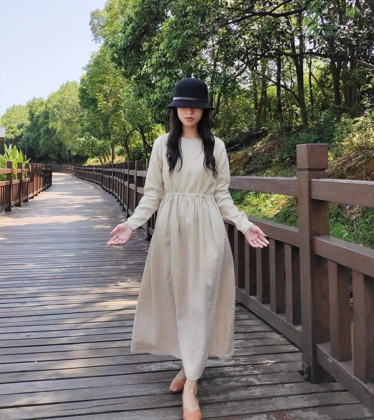 Cotton top temple dress