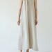 Women Cotton dresses Sleeveless Maxi dress long Sundress loose Robes casual Shirt Dress Customized plus size dress boho Linen Holiday dress