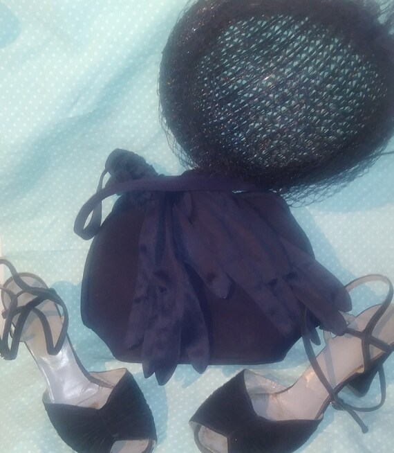 1940s Navy Blue Fashion Set