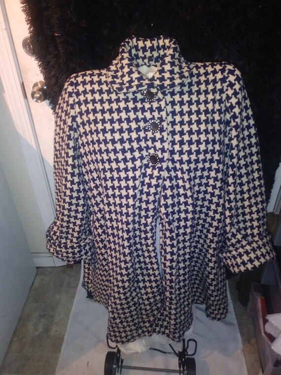 1940s Lou Schneider Wool Swing Coat