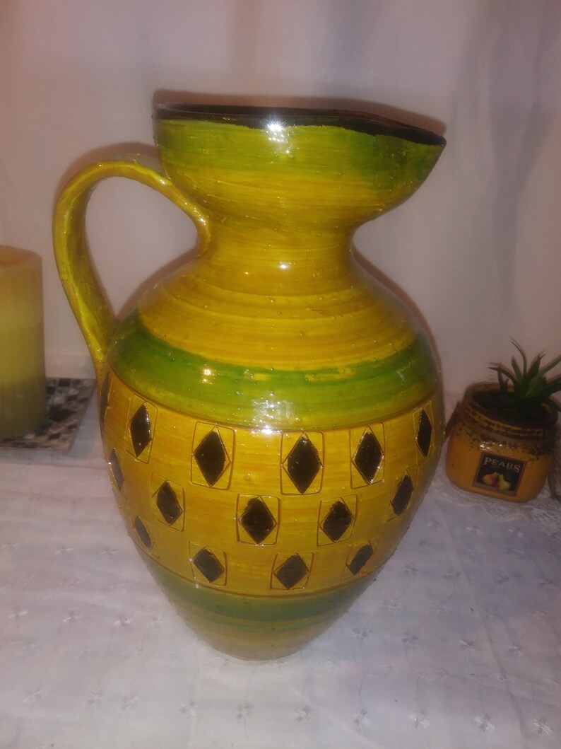 Vintage Mid Century Italian Ceramic Vase