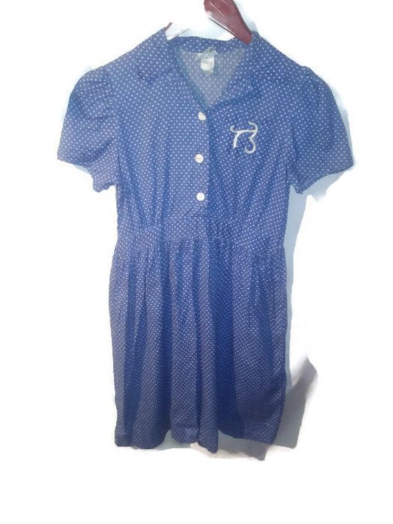 1940s Polka Dot Frock made by Honey Lane