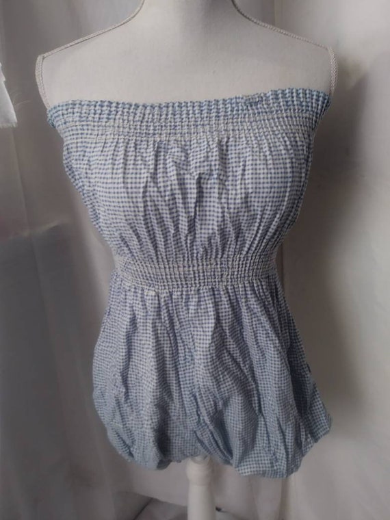 1930s Bloomer Styled Gingham Playsuit