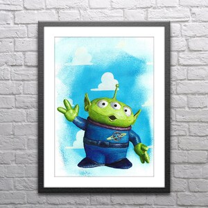 Alien Painting - Giclée Print