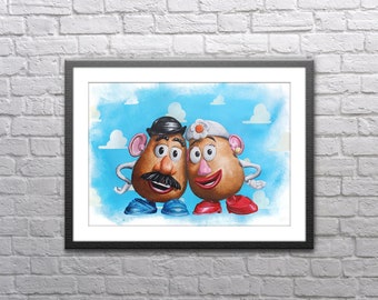 トイストーリー ミスター＆ミセスポテトヘッド ウッディ バズライト