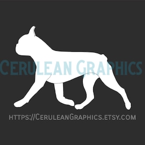 Dog Breed Decal - Boston Terrier