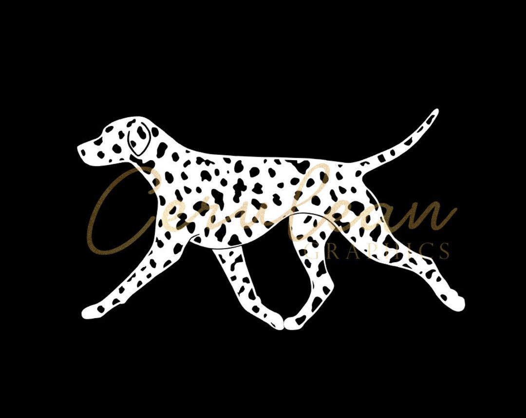 Dalmatian Decal Etsy