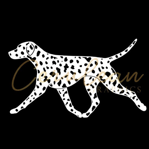Dalmatian Decal Dalmatian Car Decal Dalmatian Dog Decal Etsy