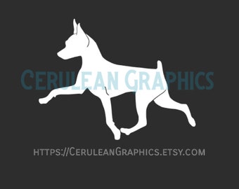 Dog Breed Decal - Miniature Pinscher